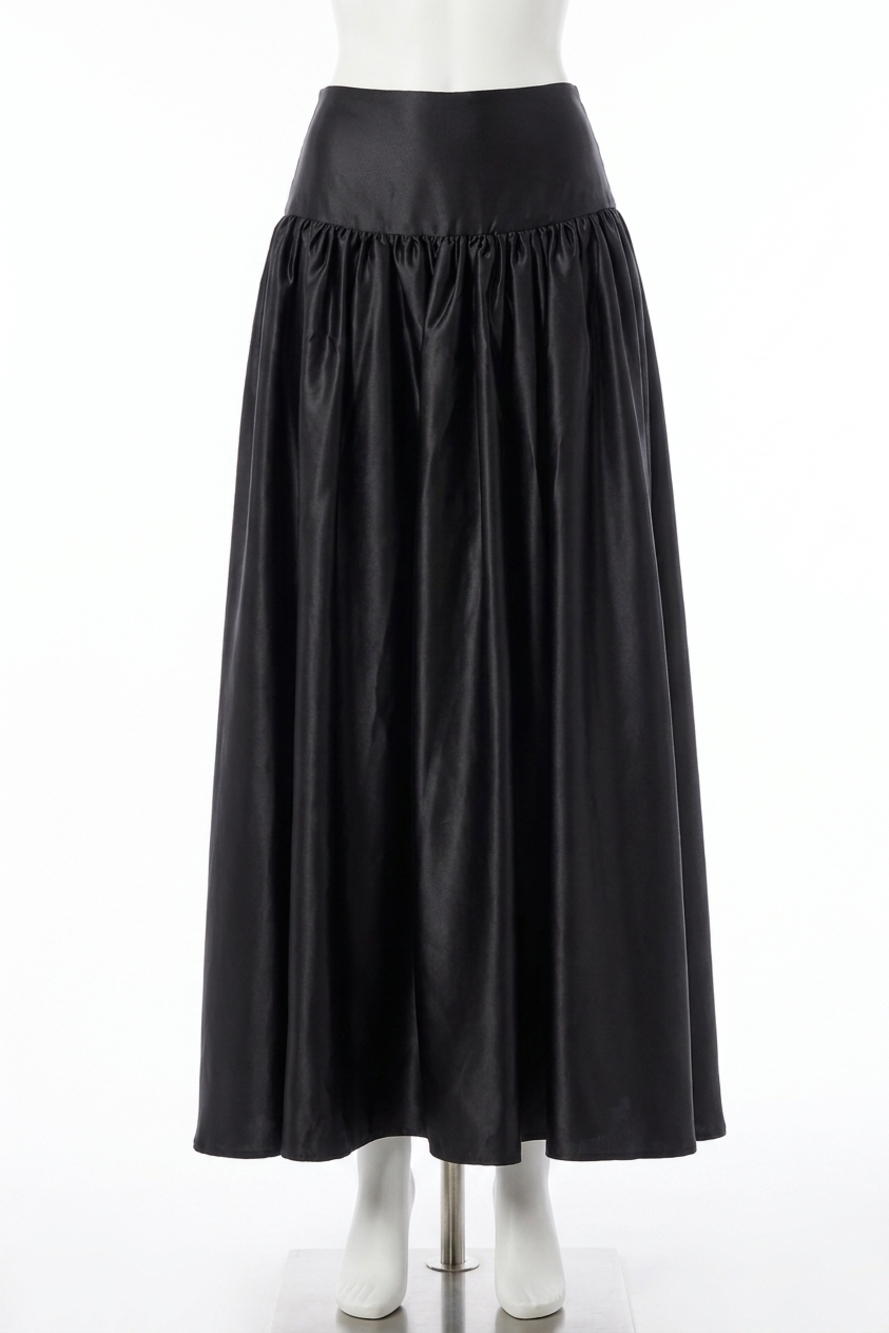 NEW FOR LOVE & LEMONS nelly maxi skirt in black